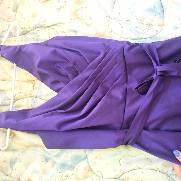 Beautiful purple dress, only worn once! - Picture 7 of 8